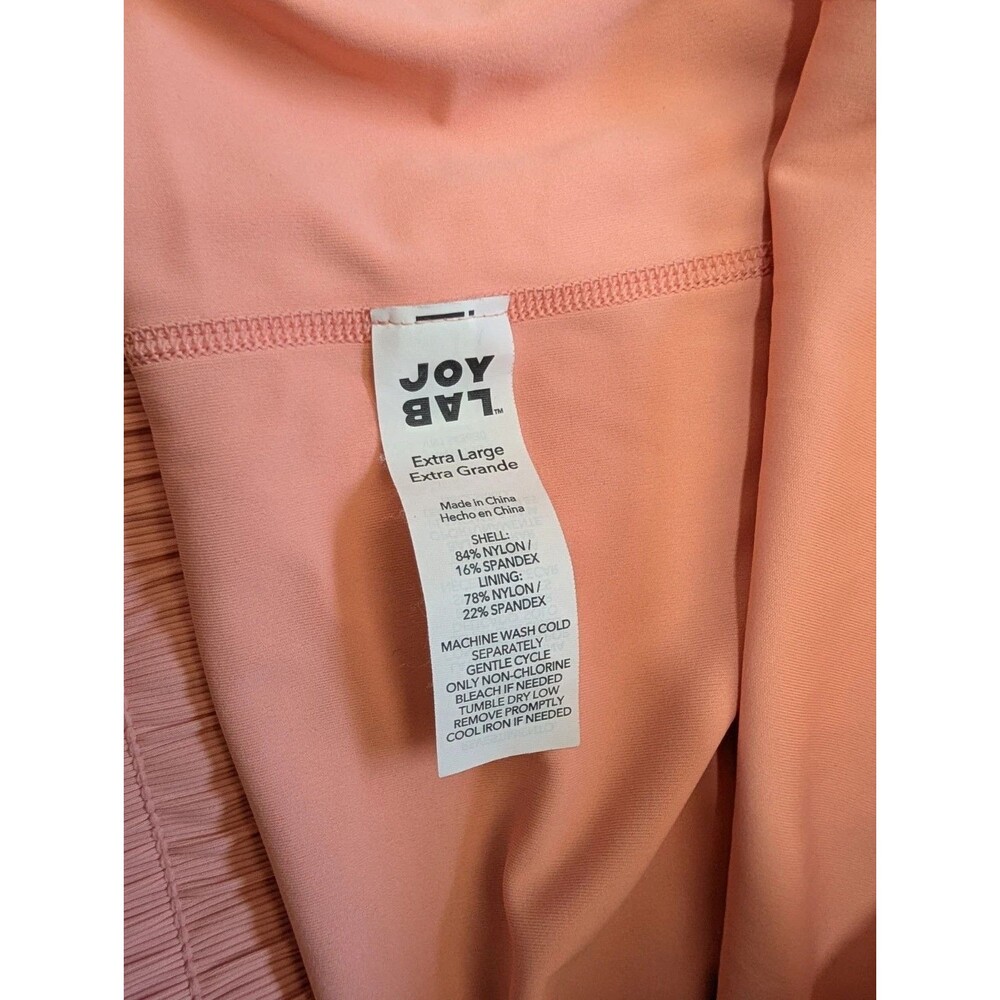 JoyLab Women's Double Layer Running Shorts Pink and Brown Lot XL - Picture 2 of 8
